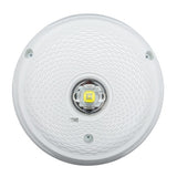 System Sensor SCWKLED-P L-Series Outdoor Ceiling-Mounted LED Strobe, "PLAIN", White