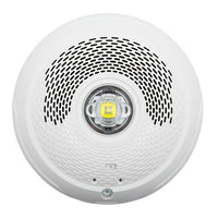 System Sensor SPSCWLED-P L-Series Indoor Speaker Ceiling-Mounted LED Strobe, "PLAIN", White
