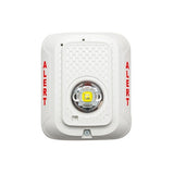 System Sensor SWLED-CLR-ALERT L-Series LED Strobe with Clear Lens, Wall-Mount, Indoor, Marked ALERT, White