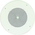 Bogen S86T725PG8WBR Ceiling Speaker Assembly with S86 8" Cone and Recessed Volume Control, Off White