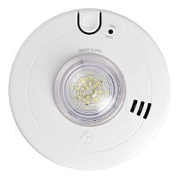 BRK SM110LED-AC Hardwired Smoke Alarm with LED Strobe and 10-Year Battery Backup