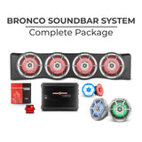 Bronco 6th Gen 4 Door Rear Mount Sound Bar System Complete Package. - detail view | Silarius