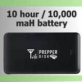 Prepper Disk EMP Bag and Battery Bundle