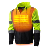 Beam Men's Workwear Heated High-Vis Hoodie - front view | Silarius