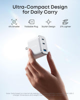 Anker Nano Charger (70W, 3 Ports) - rear view | Silarius