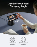 Anker MagGo Wireless Charging Station (3-in-1, Dock Stand) - detail view | Silarius