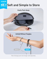 Anker USB-A to USB-C Cable (3 ft/6 ft, Upcycled-Braided) - detail view | Silarius