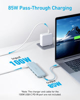Refurbished Anker 332 USB-C Hub (5-in-1) - detail view | Silarius