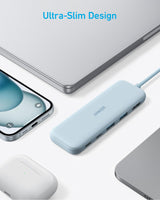 Refurbished Anker 332 USB-C Hub (5-in-1) - detail view | Silarius