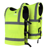 Breeze II Unisex High-Vis Cooling Vest - rear view | Silarius