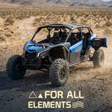 Can-Am Maverick X3 (2017-Up) Rear Door Speaker Panels with Digital LED Badge