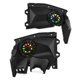 Can-Am Maverick X3 Dashboard Panel Loaded with 6.5' Speaker and Digital Lights - front view | Silarius