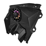 Can-Am Maverick X3 Dashboard Panel Loaded with 6.5' Speaker and Digital Lights - detail view | Silarius