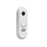 First Alert CAMW-WDB VX1 HD Video Doorbell, White/Gray Trim