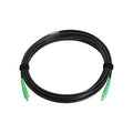 Cleerline SRGDSCSC100ft-APC Simplex Rugged SSF Drop Cable, SC/APC-SC/APC, OS2, 4.8 mm Riser I/O, Black, (30.4m) 100'