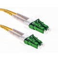 Cleerline 3DOS2LCLC01M-APC XD Series Bend Performance Duplex Patch Cable, LC/APC-LC/APC, OS2, 3.0 mm Riser, Yellow, (1M) 3.3'