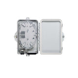 Cleerline SSF-OTB4 Outdoor Fiber Optic Plastic Enclosure, Empty, Holds 4 SC Simplex or 4 LC Duplex Adapters