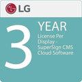 LG Pro SSC-Y3SLB.AUS Supersign Cloud CMS, 3-Year Software License