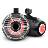 NXL 10' Neodymium Marine and Powersports Towers with Built-in Passive Radiator, 1' Driver and LED ... - front view | Silarius