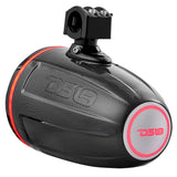 NXL 8' Marine and Powersports Empty Tower LED RGB Lights -Black Carbon Fiber - detail view | Silarius