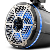 NXL 8' Neodymium Marine and Powersports Towers with Built-in Passive Radiator, 1' Driver and LED ... - detail view | Silarius
