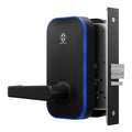 Centrios CEM102-AU-BSP Mortise Lock, Augusta Lever, Black Suede