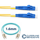 Cleerline CTG-B4C-02LULU-20m BendSafe® OM4 LC/UPC-LC/UPC Patch Cord 1.6mm 20m