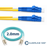 Cleerline CTG-S4E-02LULU-20m SSF™ OM4 LC/UPC-LC/UPC Patch Cord 2.0mm 20m