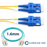 Cleerline CTG-S4C-02SUSU-20m SSF™ OM4 SC/UPC-SC/UPC Patch Cord 1.6mm 20m