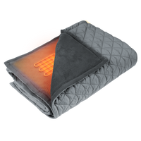 Cove Heated Portable Blanket - with Dual Control - front view | Silarius
