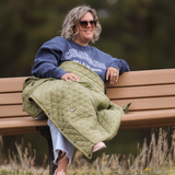 Cove Heated Portable Blanket - with Dual Control - detail view | Silarius