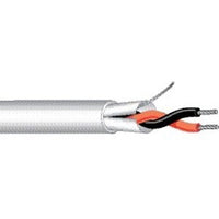 West Penn DA2401GY1000 24/2 Stranded Shielded Digital Audio Distribution Cable, AES/EBU, CM, 1000' (304.8m) Reel, Gray