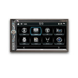 6.9' Touchscreen Double-DIN Headunit with DVD, Bluetooth, USB and Mirror Link - side view | Silarius