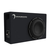 Diamond Audio DESMB10A Diamond Elite DES 10" Slot-Vented Active Subwoofer Enclosure, 350W RMS