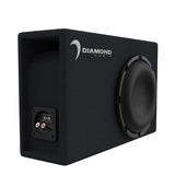 Diamond Audio DESMB10A Diamond Elite DES 10" Slot-Vented Active Subwoofer Enclosure, 350W RMS