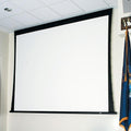 Draper 143028QU Ultimate Access V 123" Motorized Screen with Quiet Motor, 110 V, Low Voltage Controller, Matt White