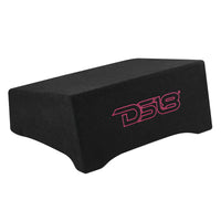 DFPU Under Seat 10' Shallow Subwoofer Enclosure | Sealed, Loaded, 600W RMS @ 2 Ohm - front view | Silarius