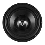Black Diamond 18' High Excursion Subwoofer with Carbon Fiber Cone | 3500W RMS / 7000W Peak | Dual 1... - side view | Silarius