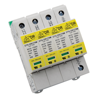 DITEK DTK-DR690P4N Series DIN Rail Surge Protector Device, 400/690V Wye, N-G Module