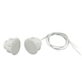 Radionix ISN-CSD80-W Compact Contact with Standard Magnet 1", Stubby, 10-Pack, White