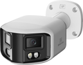Silarius X SIL-PB8MP28AU 8MP Smart Dual Illumination Panoramic Auto Stitching ONVIF Bullet Network Camera with 2-Way Audio (NDAA Compliant)