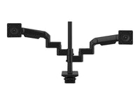 Humanscale X8NTNCEBCTBCTB18 M/Flex 8.1 for Dual Monitors - Black with Black Trim