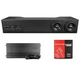 Loaded 2 x 8' Subwoofer Enclosure for 2019 - 2026 RAM Trucks - front view | Silarius