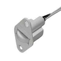 Edwards Signaling 3008-M Series Recessed Shorty Roller Plunger Contact with Wire Leads, Closed Loop, Brown