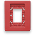 Edwards Signaling EG1TR Genesis EG1 Compact Wall Trim Plate, Red
