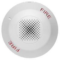 Edwards Signaling EGCAVWF-CVR Genesis EGC Ceiling Cover, FIRE Marking, White