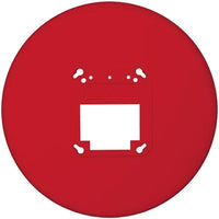 Edwards Signaling EGCTR Ceiling Trim Plate, Red