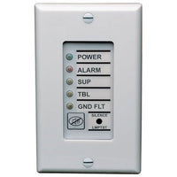 Edwards Signaling FSAT1 Remote Annunciator, Wall Plate, Single Gang, White