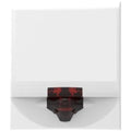 Kidde G4VWA-R Wall Mount Strobe, ALERT Label, Red Lens, White