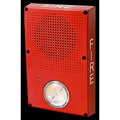 Edwards Signaling WG4WA-SVMA Speaker Strobe, 25/70V RMS, ALERT Marking, Selectable Candela, Amber Lens, White